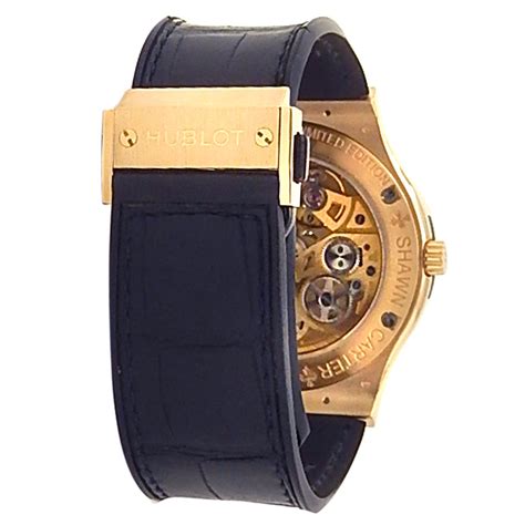 Hublot Classic Fusion Shawn Carter Gold Champagne Watch .